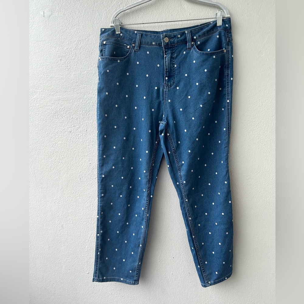 Polka dot jeans